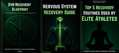 GRAL Titan massage gun with included elite Central Nervous System recovery guides