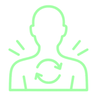 Icon representing GRAL Titans feature - Reduces Pain and Inflammation - Feel Better